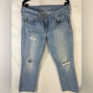american eagle outfitters Artist Crop Stretch Jeans Size 8
